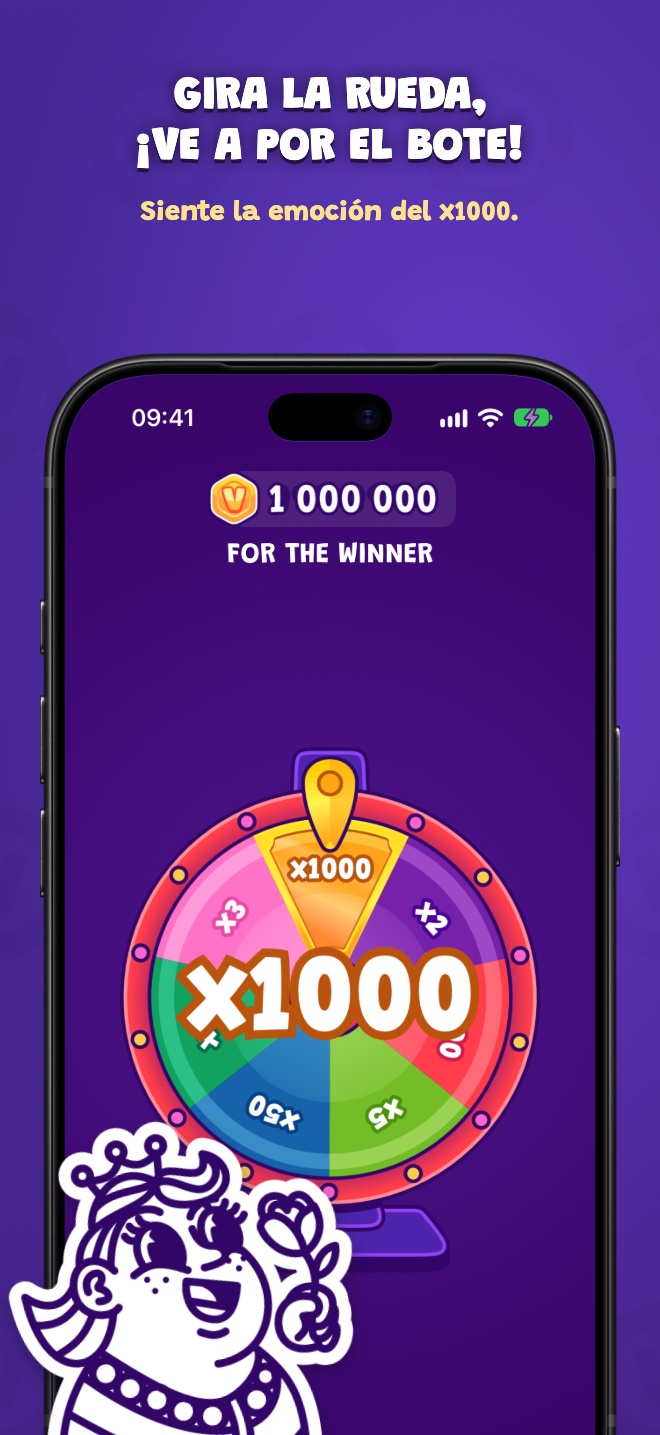 Gira la rueda, ¡ve a por el bote! — Siente la emoción del x1000.